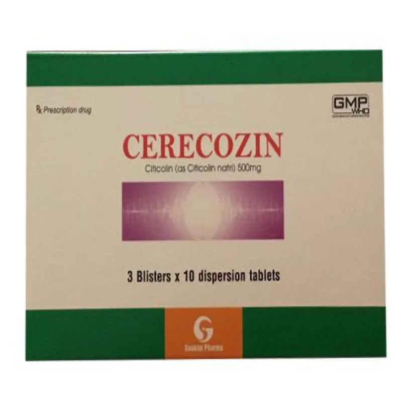 Thuốc Cerecozin 500mg - Hộp 30 Viên - Điều Trị Đau Thần Kinh Thuốc Cerecozin 500mg - Hộp 30 Viên - Điều Trị Đau Thần Kinh