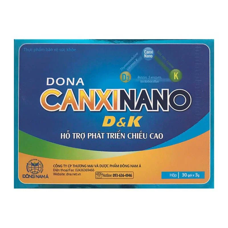 Dona Canxinano D&k 30 Gói X 3G