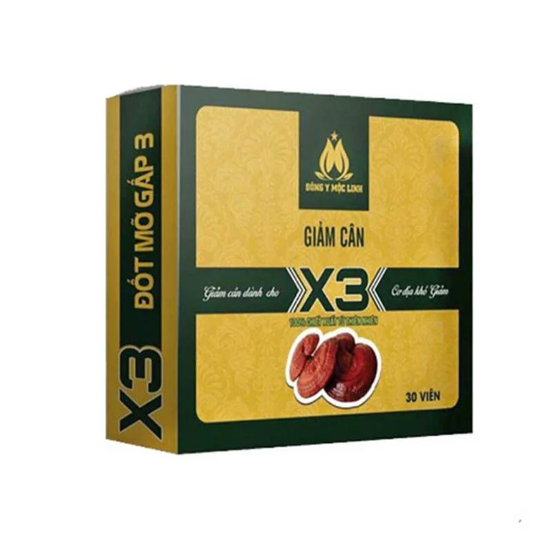 Giảm Cân X3 Organic 30 Viên Giảm Cân X3 Organic 30 Viên