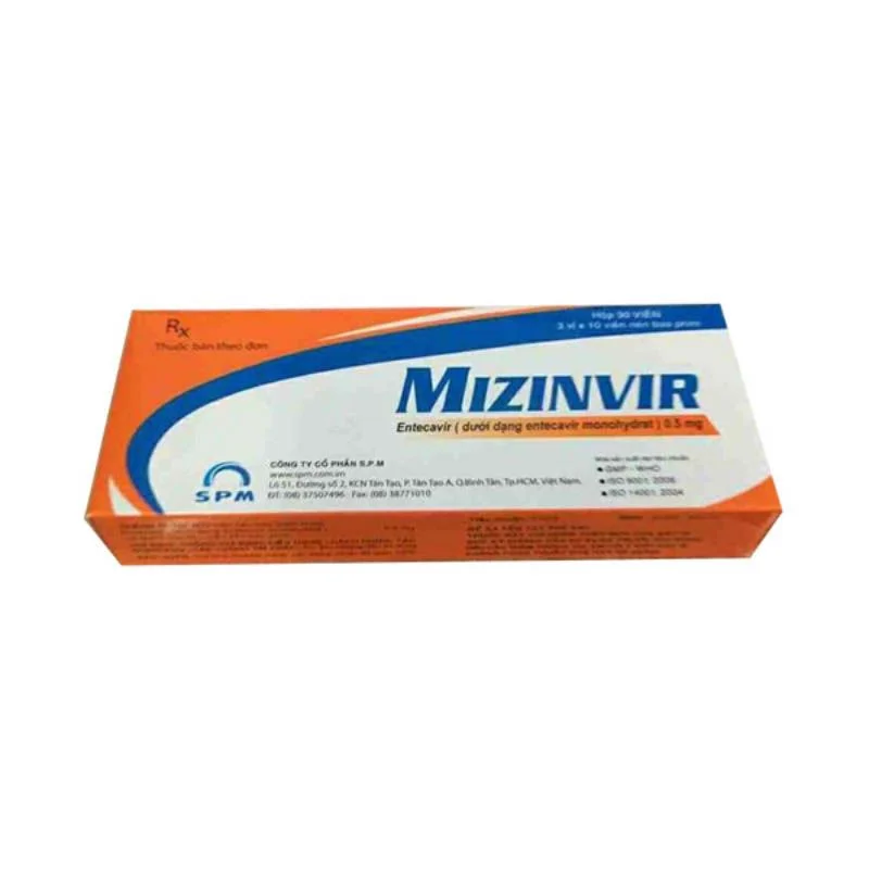 Mizinvir – Hộp 30 viên Mizinvir – Hộp 30 viên