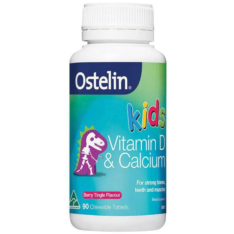 Ostelin Calcium Vitamin D Kids Chewable 90 Viên Ostelin Calcium Vitamin D Kids Chewable 90 Viên