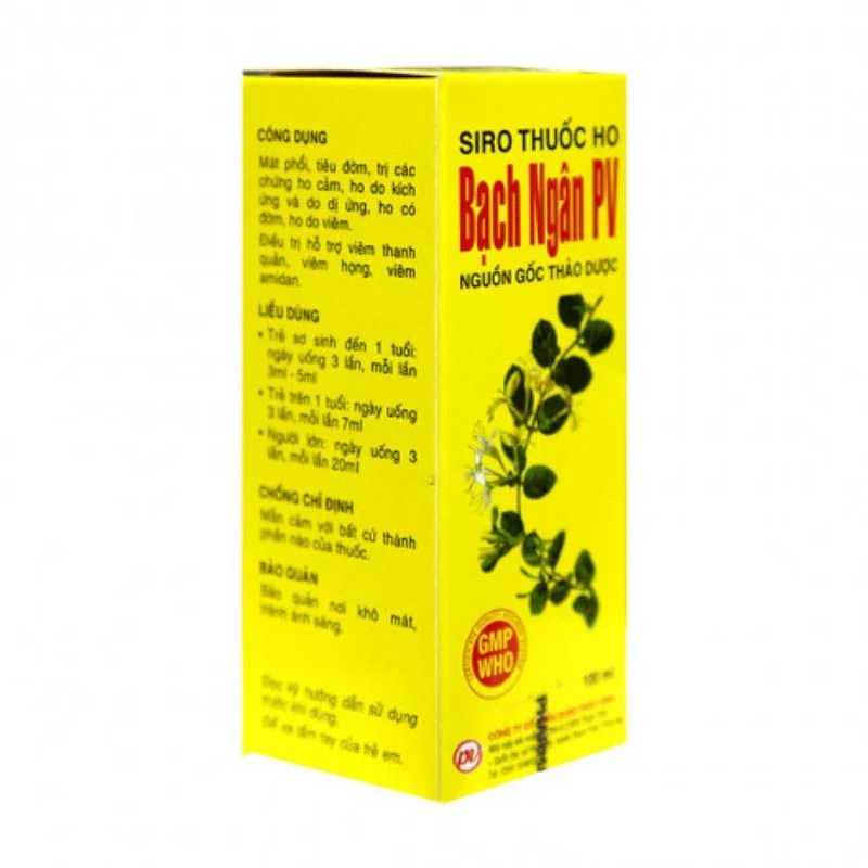 Thuốc Bạch Ngân Pv Điều Trị Các Triệu Chứng Ho