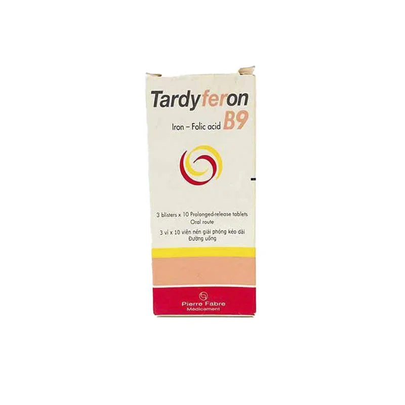 Thuốc Tardyferon B9 – Bổ Sung Sắt Và Acid Folic Thuốc Tardyferon B9 – Bổ Sung Sắt Và Acid Folic