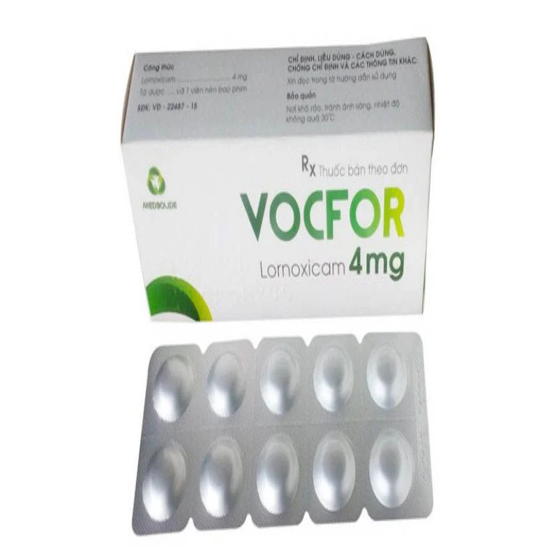 Thuốc Vocfor 4Mg – Chống Viêm Thuốc Vocfor 4Mg – Chống Viêm