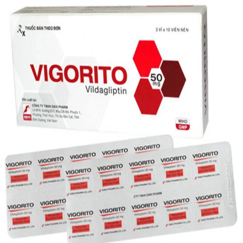 Vigorito 50Mg Hộp 30 Viên - Điều Trị Đái Tháo Đường Vigorito 50Mg Hộp 30 Viên - Điều Trị Đái Tháo Đường