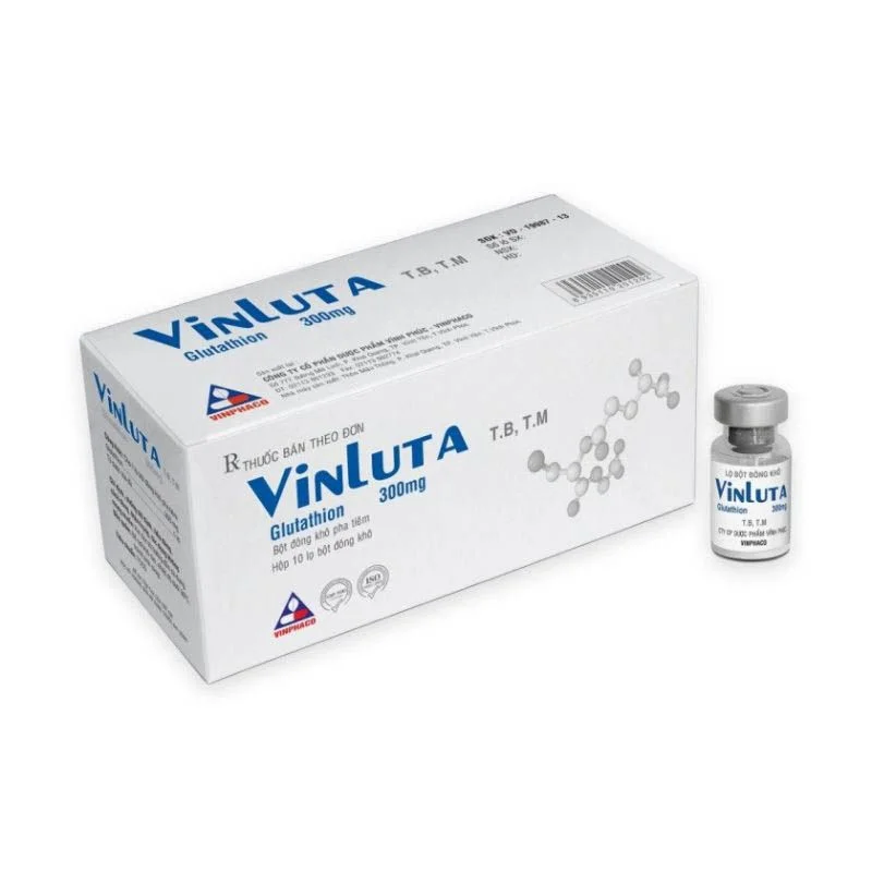 Vinluta 300Mg Hộp 10 Lọ - Giảm Độc Tính Trên Thần Kinh