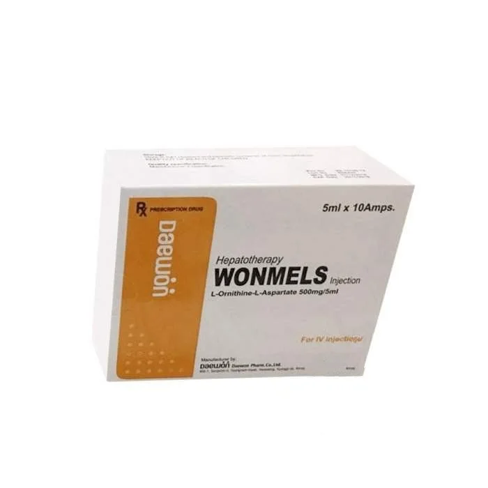 Wonmels 500Mg/5Ml Hộp 10 Ống - Điều Trị Tăng Amoniac Wonmels 500Mg/5Ml Hộp 10 Ống - Điều Trị Tăng Amoniac