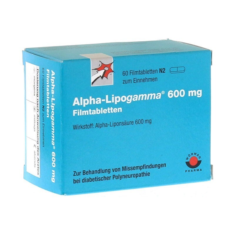 Thuốc Alpha Lipogamma 600 Hộp 100 Viên