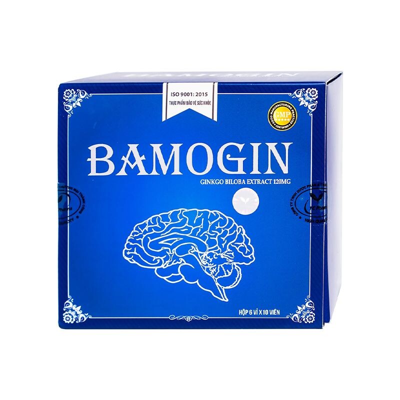 Bamogin Hộp 60 Viên – Tăng Cường Tuần Hoàn Não