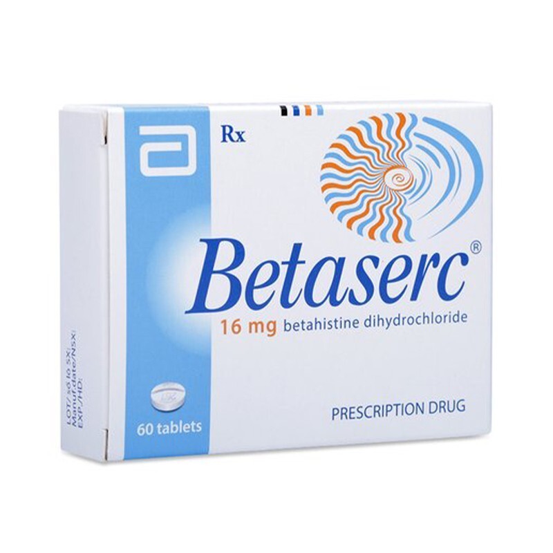 Betaserc 16mg Hộp 60 Viên - Trị Ménière, Chóng Mặt Tiền Đình