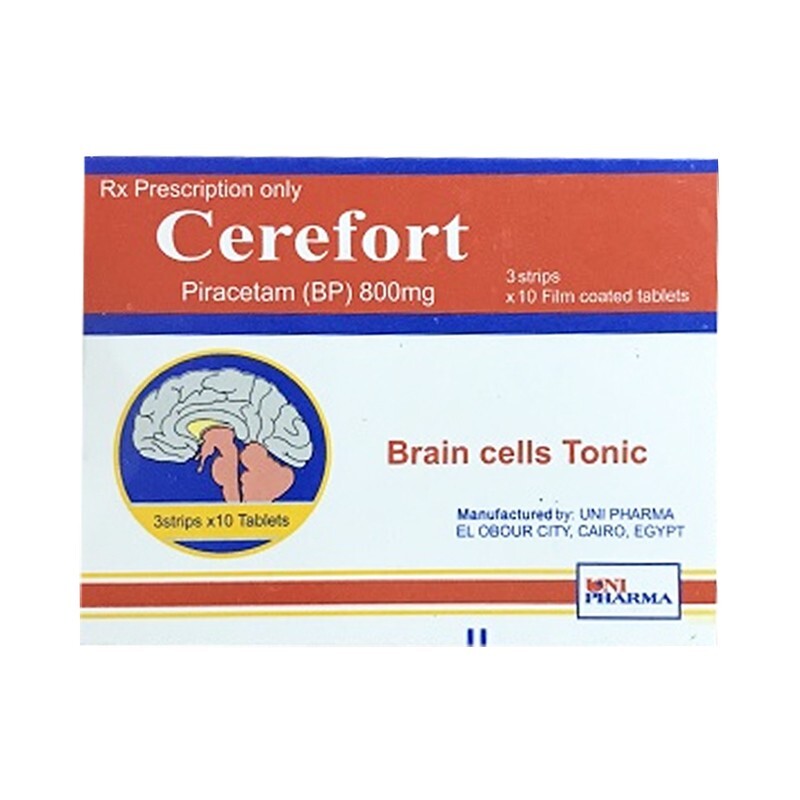 Cerefort Hộp 30 Viên – Điều Trị Bệnh Não Bộ