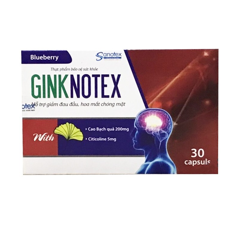 Ginknotex Hộp 30 Viên – Cải Thiện Rối Loạn Tiền Đình