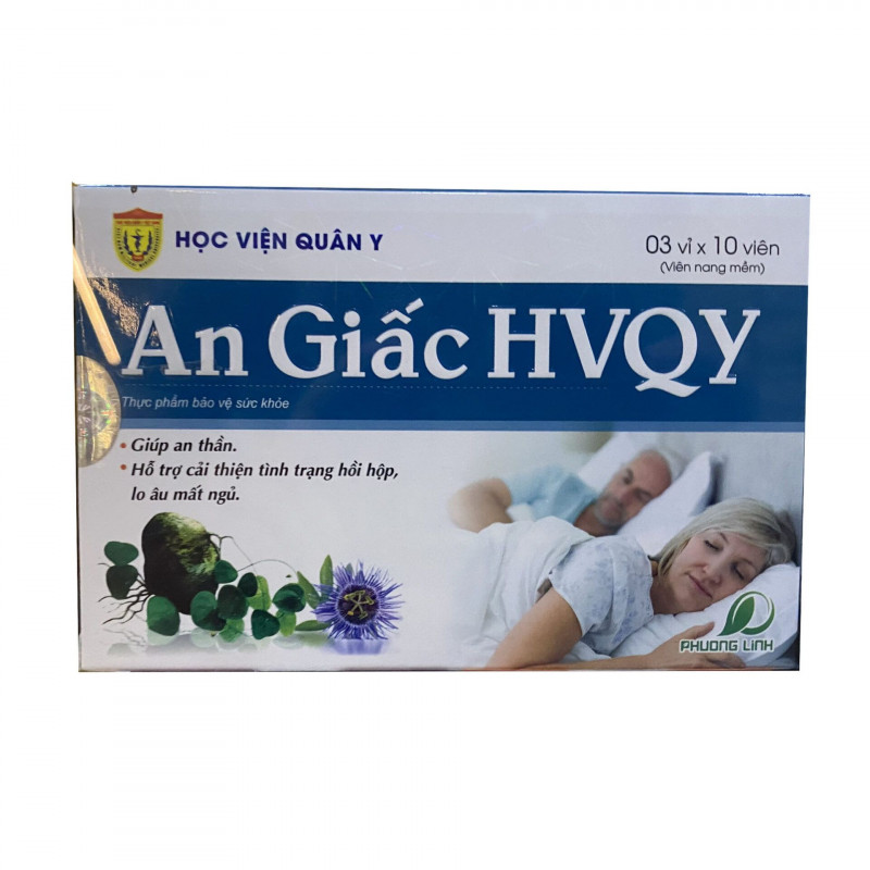 An Giấc HVQY hộp 30 viên – An thần giấc ngủ ngon giấc