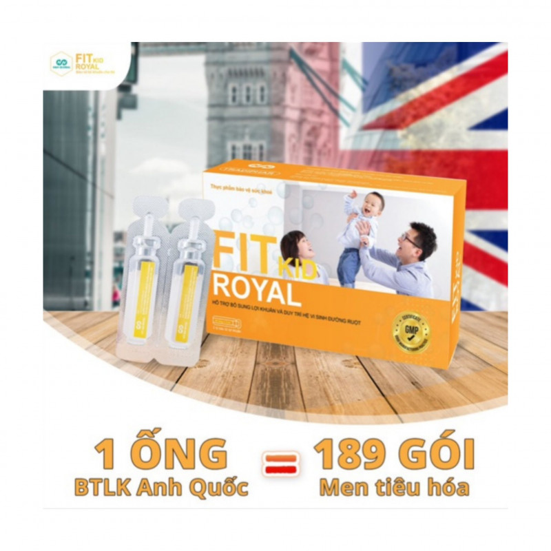 Fit Kid Royal bổ sung bào tử lợi khuẩn Anh Quốc