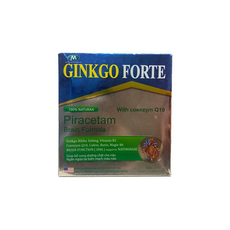 Ginkgo Forte With Coenzym Q10 - giúp lưu thông khí huyết