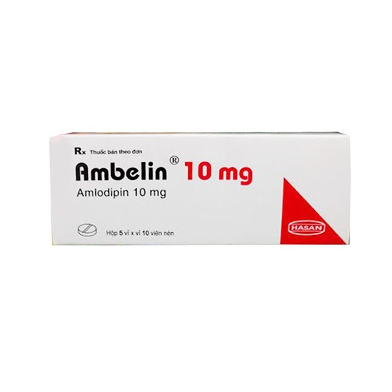 Ambelin10mg Hộp 50 viên - Điều trị tăng huyết áp