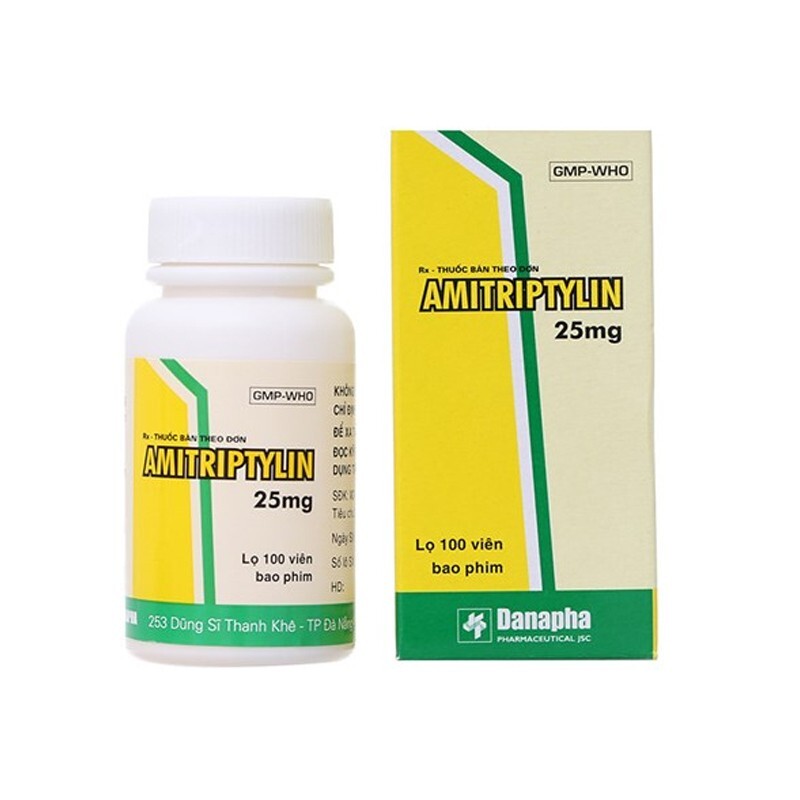 Amitriptylin 25Mg Lọ 100 Viên – Thuốc Hướng Thần