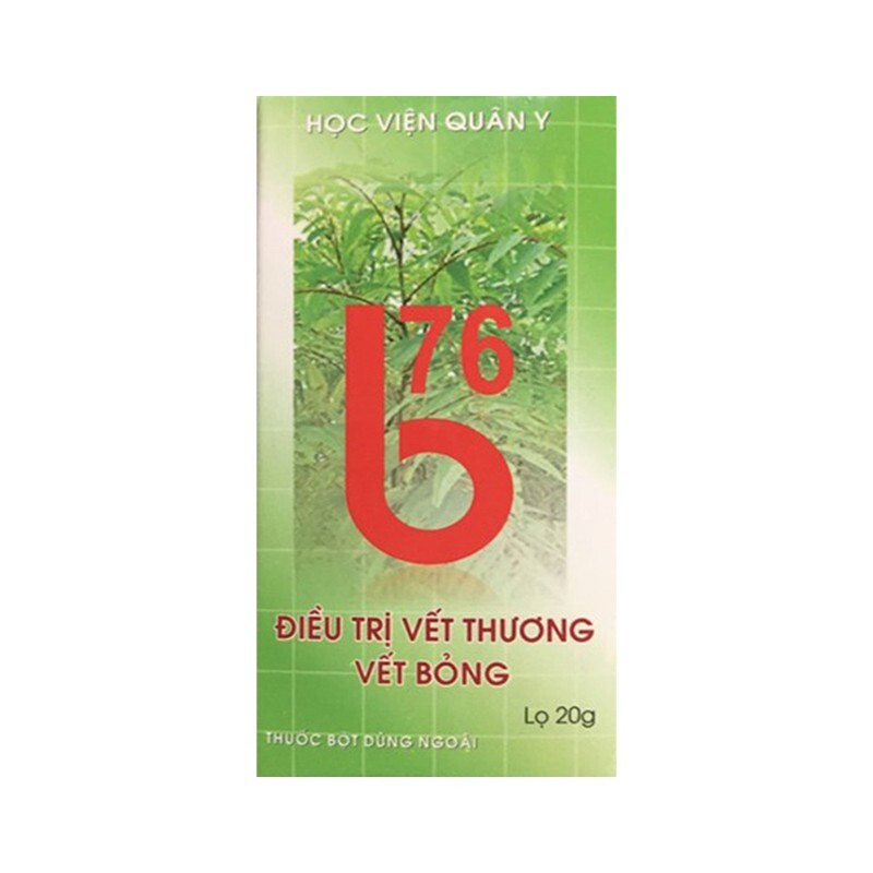Thuốc Bột B76 Lọ 20g - Điều Trị Vết Thương, Vết Bỏng
