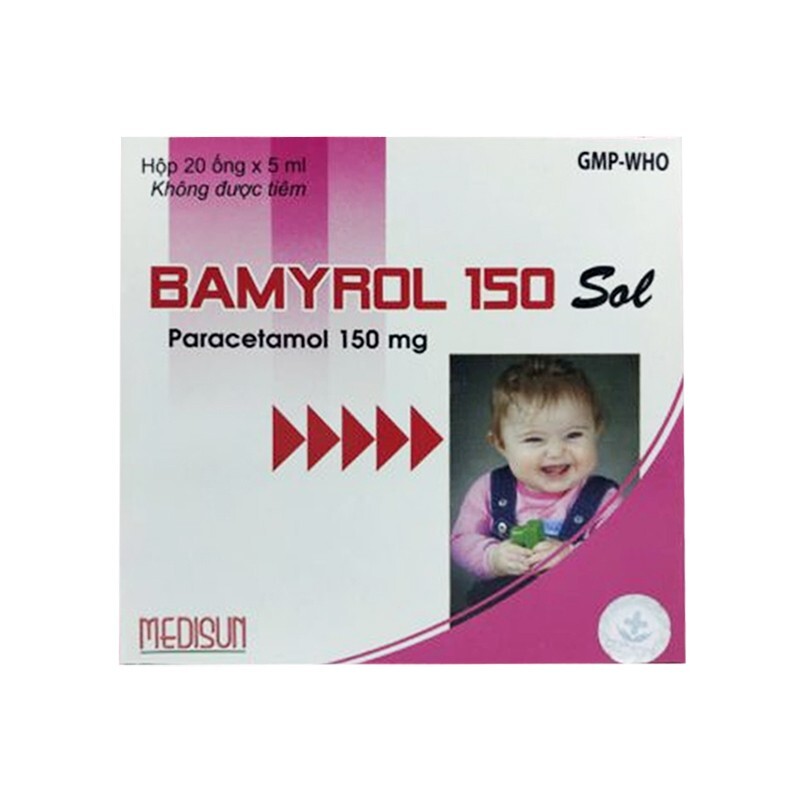 Bamyrol Hộp 20 Ống – Giảm Triệu Chứng Sốt, Đau Nhức