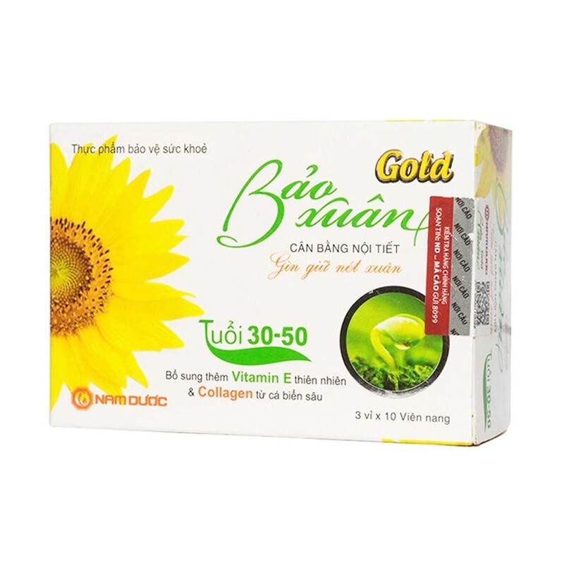 Bảo Xuân Hộp 30 Viên - Chống Lão Hóa Tuổi Tiền Mãn Kinh