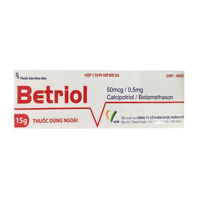 Thuốc Betriol - Tuýp 15g - Điều Trị Vẩy Nến Da Đầu