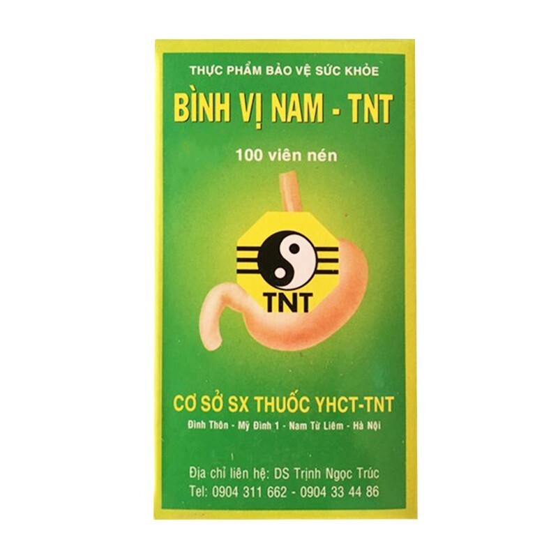 Bình Vị Nam TNT Hộp 100 Viên - Hỗ Trợ Dạ Dày