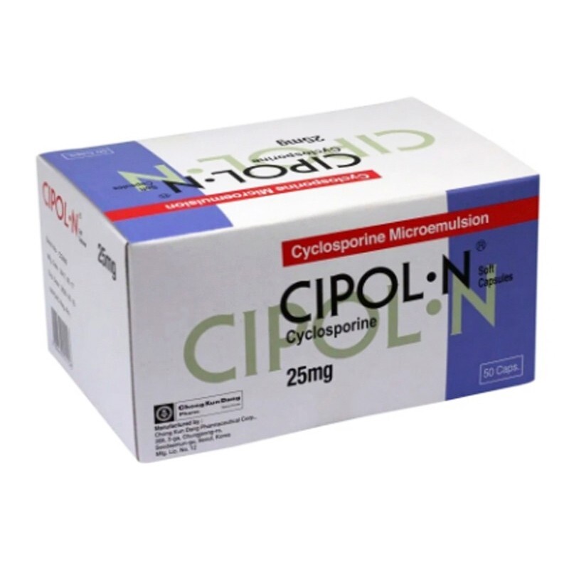 CKDCipol N 25mg Hộp 50 Viên - Ngăn Ngừa Thải Ghép