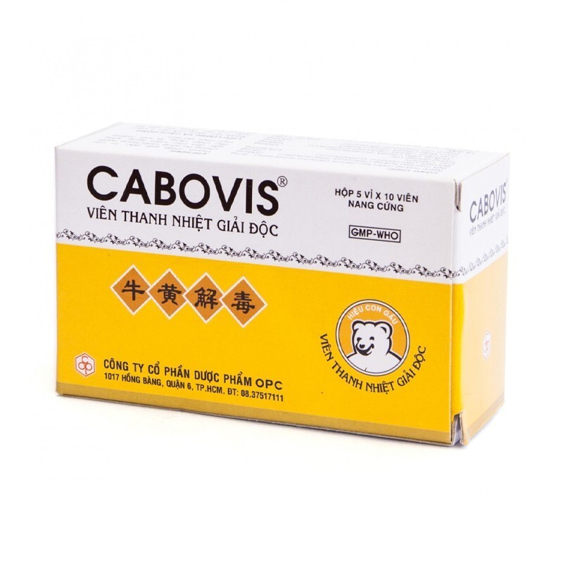 Cabovis - Hộp 50 Viên - Thanh Nhiệt Giải Độc Cho Cơ Thể