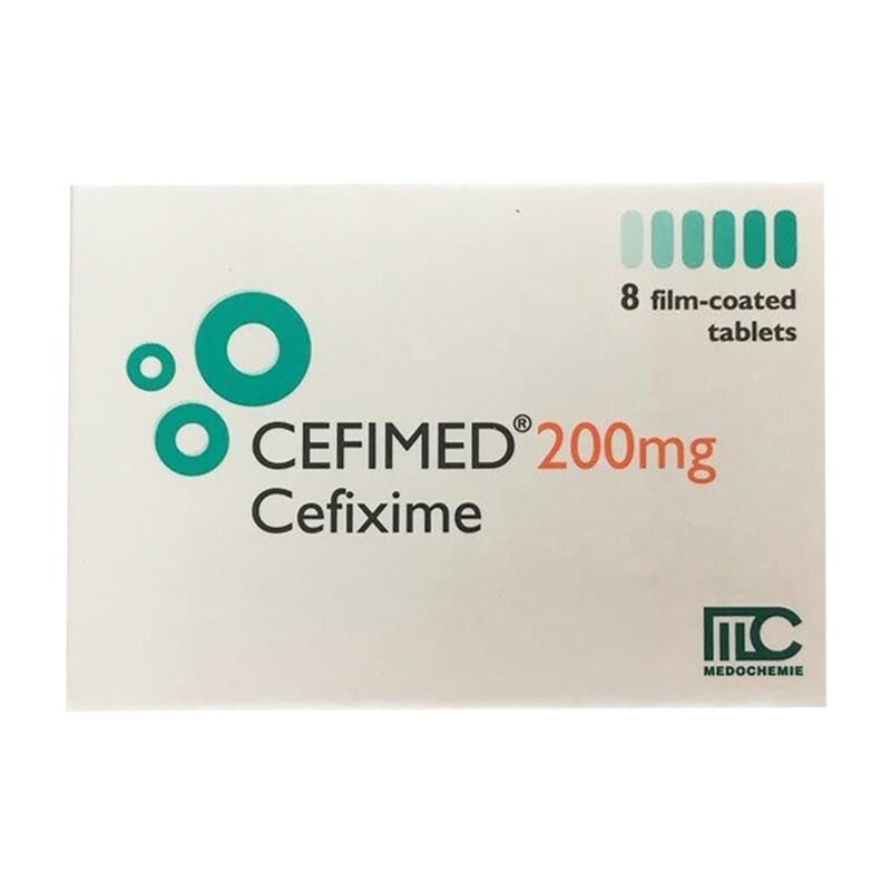 Cefimed 200mg Hộp 8 Viên – Thuốc Kháng Sinh