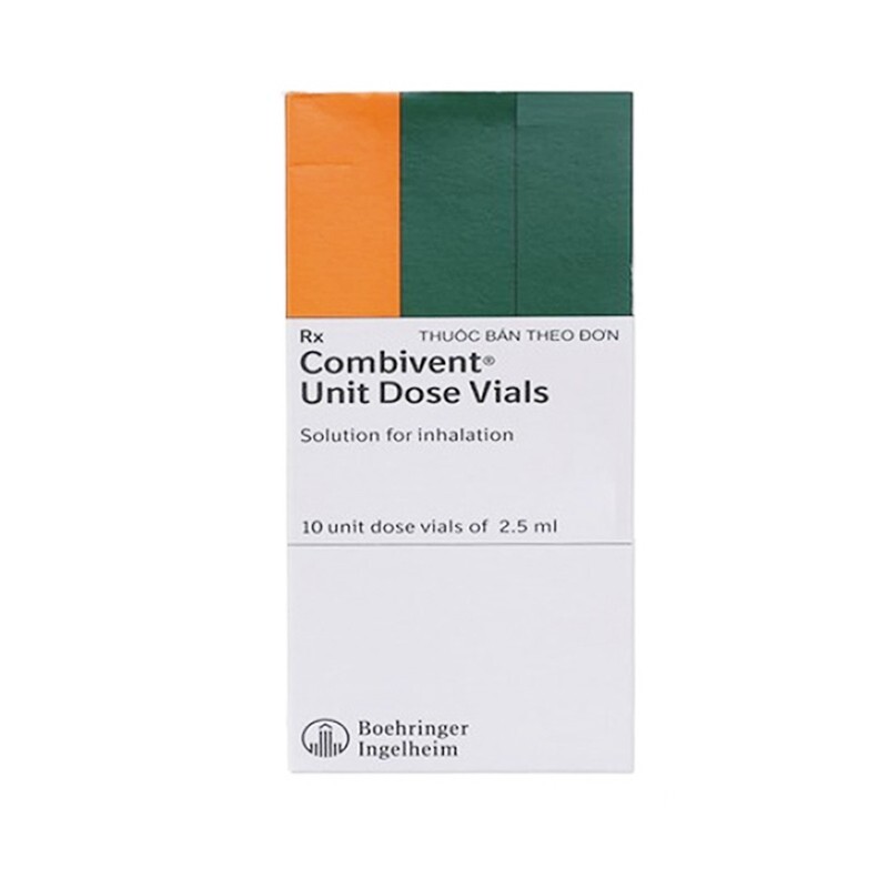 Thuốc Combivent 2.5ml - Hộp 10 Ống - Điều Trị Co Thắt Phế Quản