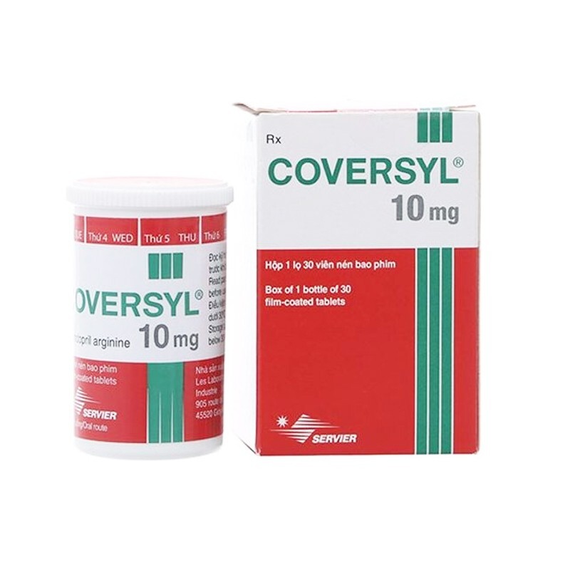 Thuốc Coversyl 10mg - Lọ 30 Viên - Điều Trị Tăng Huyết Áp