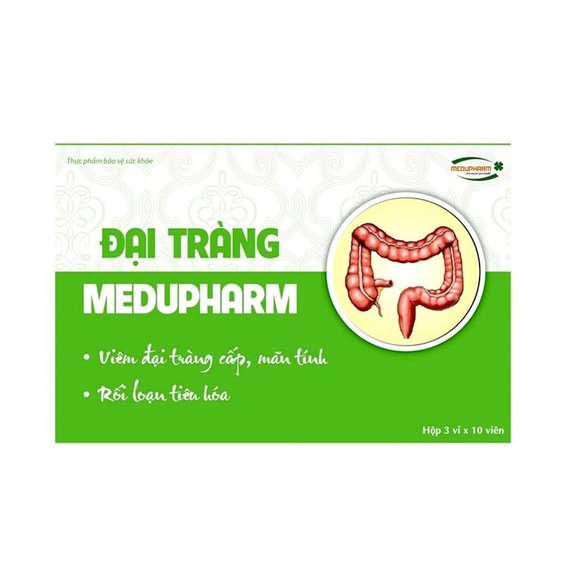 Đại tràng Medupharm Hộp 30 viên – Bảo vệ sức khỏe đại tràng