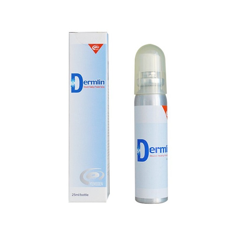 Dermlin (dạng bột) – Làm liền nhanh vết thương – Hộp 1 lọ 2g