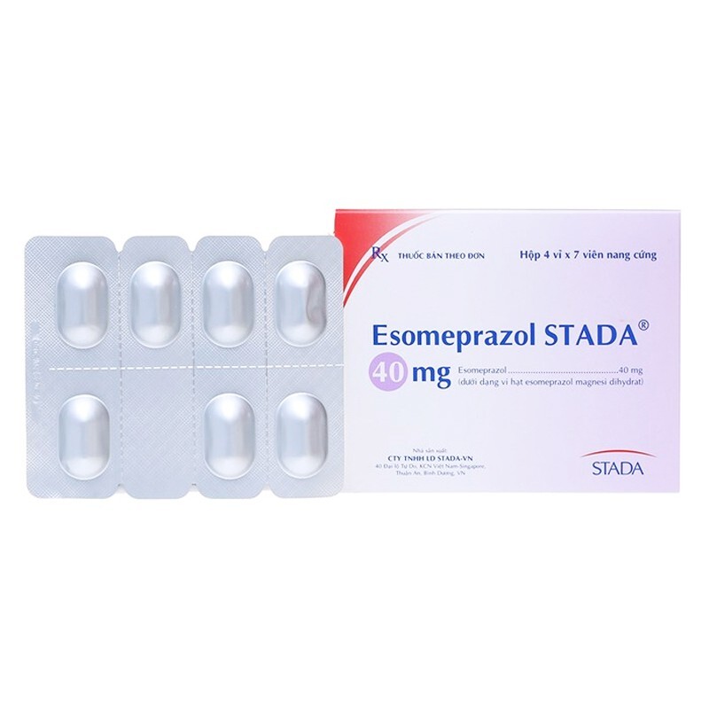 Thuốc Esomeprazol 40mg Stada - Hộp 28 Viên - Điều Trị Bệnh GERD