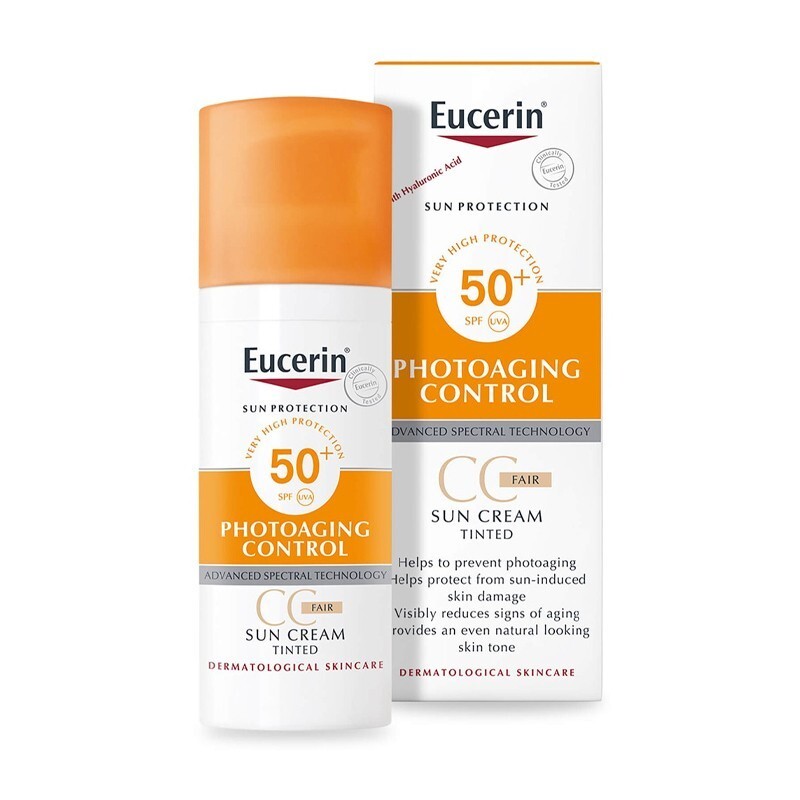 Eucerin Sun Face CC Cream 50ml – Kem lót trang điểm chống nắng