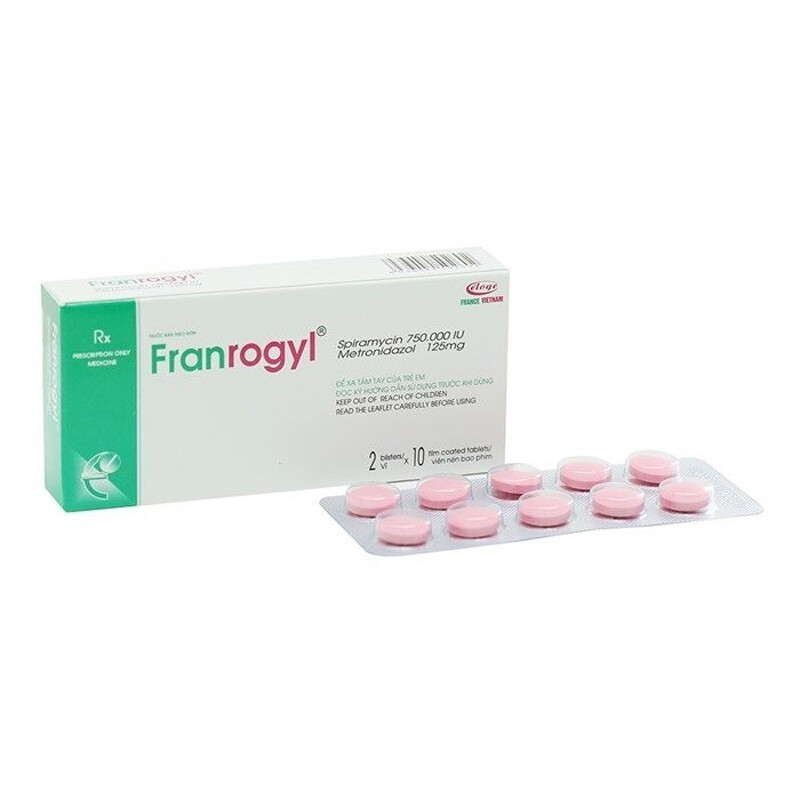 Franrogyl Hộp 20 viên – Điều trị nhiễm trùng răng miệng