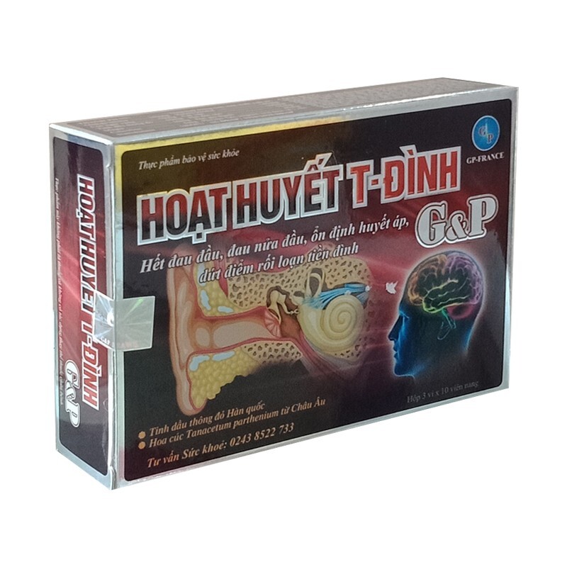 Hoạt Huyết T-Đình Hộp 30 viên – Hỗ trợ hoạt huyết