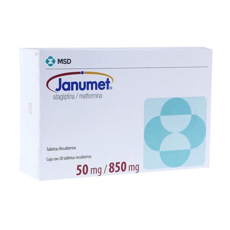 Janumet 50/850mg Hộp 28 Viên – Điều Trị Tiểu Đường