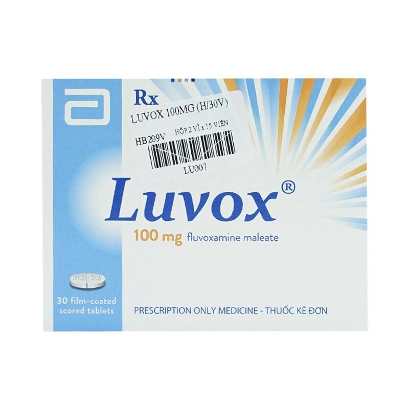 Luvox 100mg Hộp 100 viên - Điều trị trầm cảm
