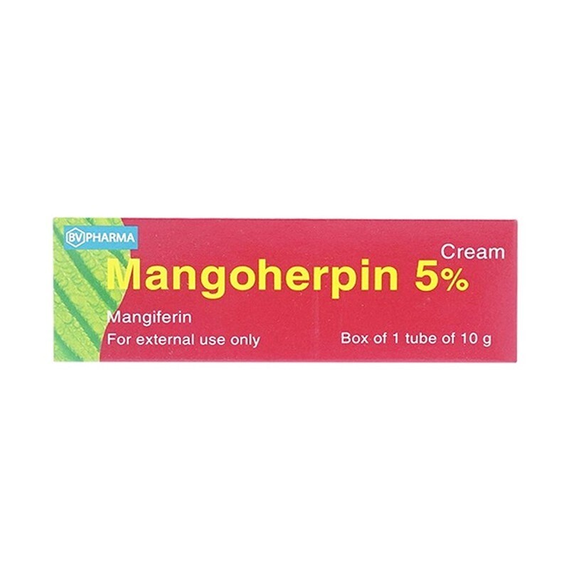 Mangoherpin 5% Tuýp 10g – Thuốc điều trị nhiễm virus