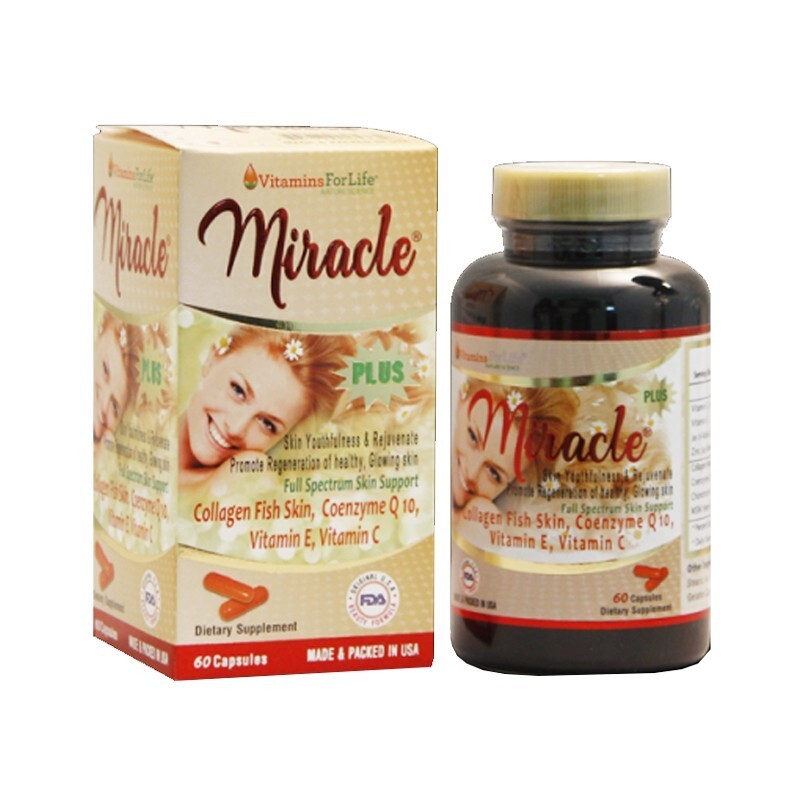 Miracle Plus 60 viên – Viên uống dưỡng da cao cấp Mỹ