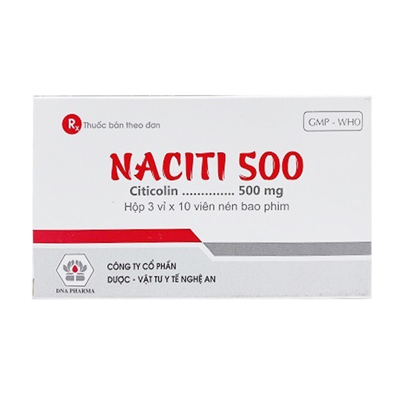 Naciti 500 Hộp 30 viên – Thuốc bổ não