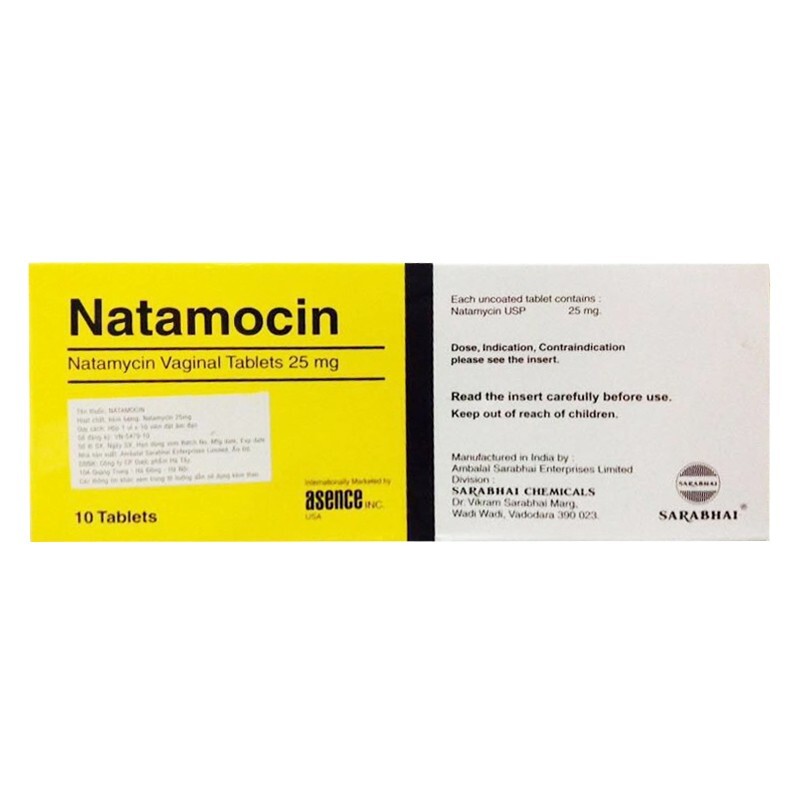 Natamocin Hộp 10 viên – Thuốc điều trị nhiễm nấm da