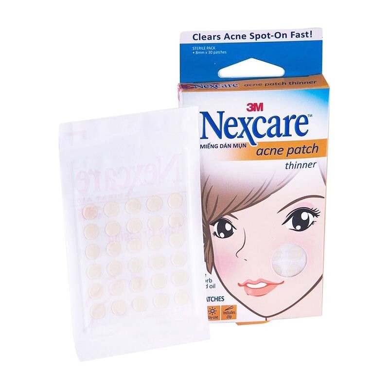 Nexcare Hộp 30 Miếng – Miếng Dán Trị Mụn Hiệu Quả