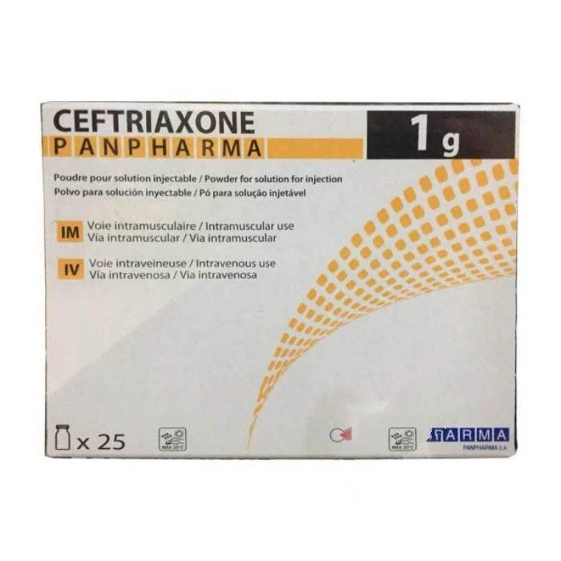 Ceftriaxone 1g Hộp 25 Ống – Điều Trị Nhiễm Khuẩn