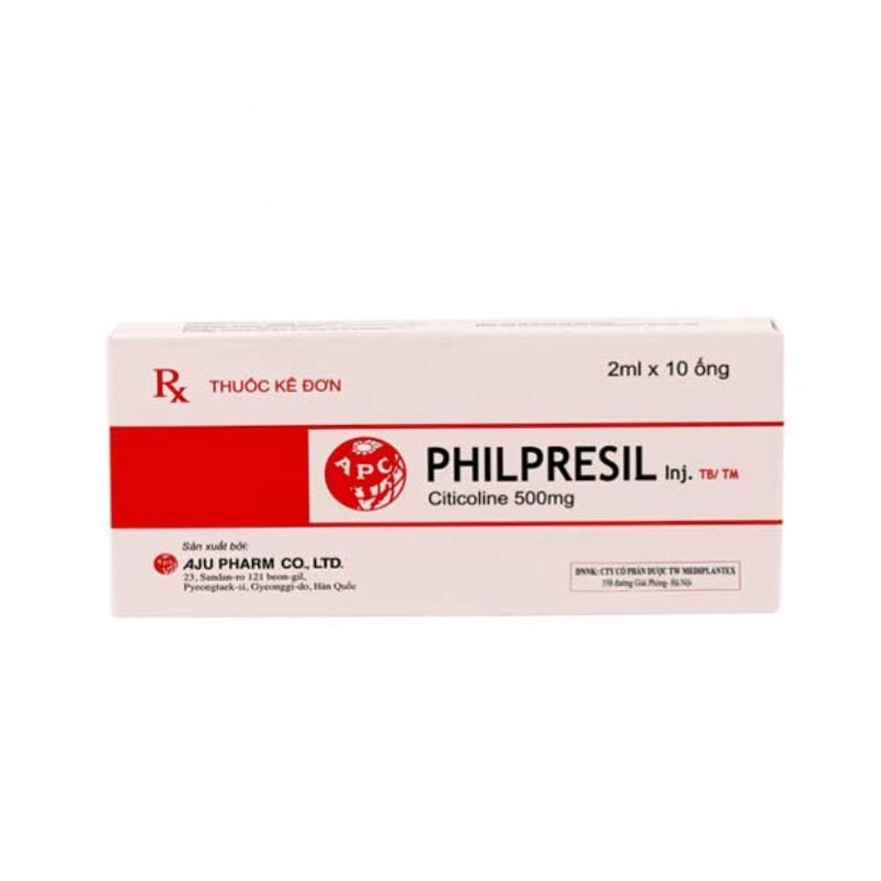 Philpresil 500Mg/2Ml Hộp 10 Ống – Điều Trị Tai Biến