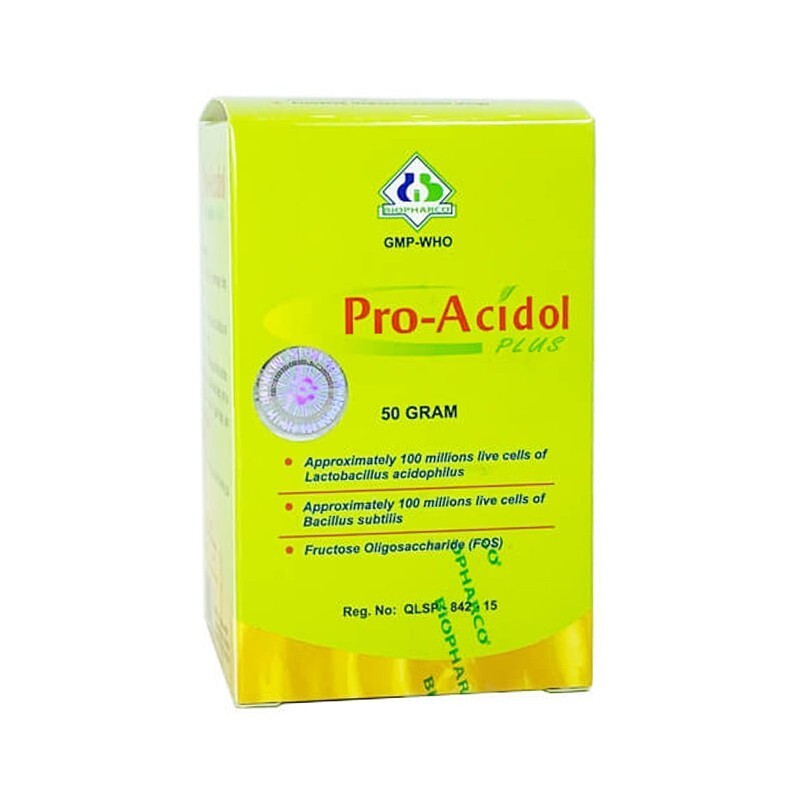 Pro-Acidol Plus Hộp 20 gói - Bổ sung lợi khuẩn đường tiêu hóa