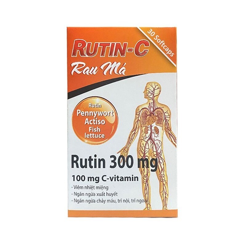 Rutin-C rau má Hộp 30 viên – Thanh nhiệt