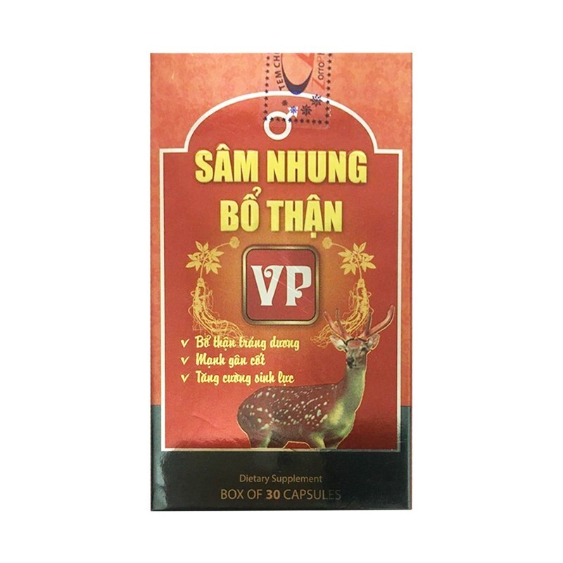Sâm Nhung Bổ Thận VP Lọ 30 viên – Bổ thận cố tinh