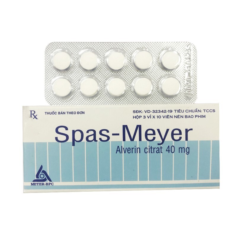 Spas Meyer Hộp 30 viên – Chống co thắt đường tiêu hóa
